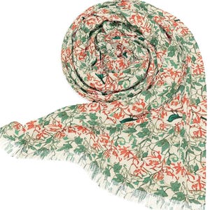 bird Scarf gift for her bird lover birthday gift for wife clothing for women cottagecore accessory for coworker gift under 30 bird fan scarf