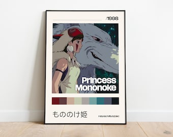 もののけ姫ポスター｜スタジオジブリアニメアート（デジタル