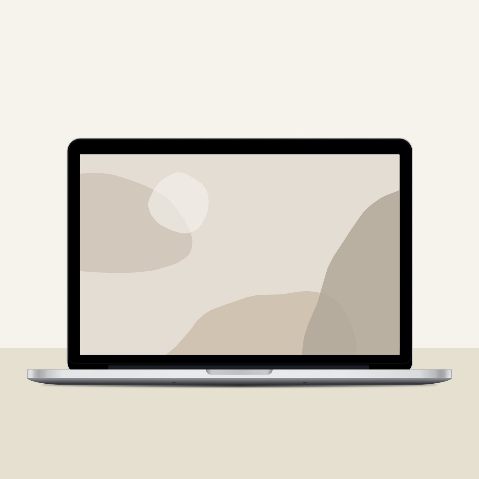 Non Stimulating Computer Background Neutral Desktop Wallpaper Abstract Minimalist Boho Aesthetic Laptop ...