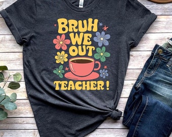 Maglietta per insegnanti: divertente maglietta da caffè per il ritorno a scuola - vestibilità unisex