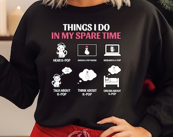 K-Drama Sweatshirt Funny K-Pop Fan Tee (Unisex S-XXL)