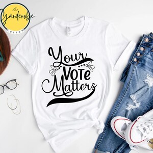 Ihre Stimme zählt, Ihre Stimme, Abstimmung Präsidentschaftswahl, Abstimmung, Amerika Unisex Super Soft Premium Grafik-T-Shirt, Shirt