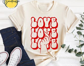 T-shirt K-Drama Finger Heart - Joli t-shirt pop coréen