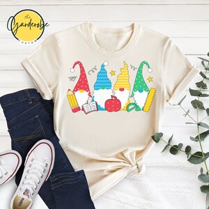 Gnome Back to School, Teacher  Shirt, Back to School Shirt, School Shirt