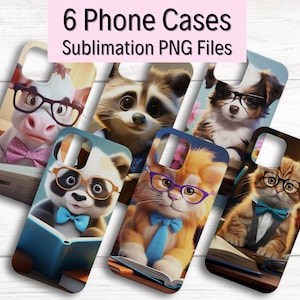 Sublimation Template Phone, 3D Printed Cute Animals, Sublimation Phone Cases, iPhone Case Designs, Phone Case Templates, iPhone Case 3D, PNG