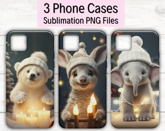 Phone Cases Templates, 3D Animals Print File, 3D Phone Case Design, Sublimation Art Phone Case, Phone Cases Sublimation, Phone PNG Designs