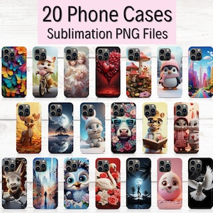 Phone Case Bundle Sublimation, 3D Phone Case Design, Phone Sublimation Template, Custom Design iPhone Case, 3D Printed Phone Cases, 300 DPI