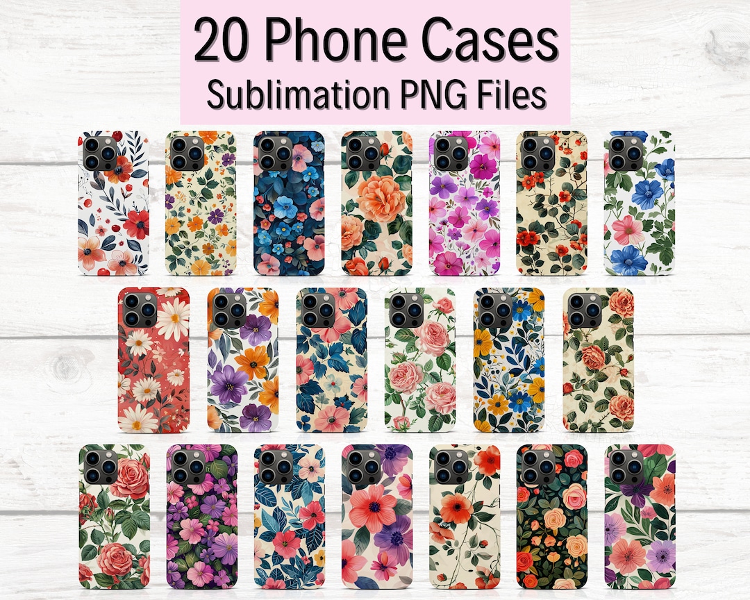 Spring Loaded Phone Case Spring Sublimation Phone Cases Bundle, iPhone Case Templates, Phone ...