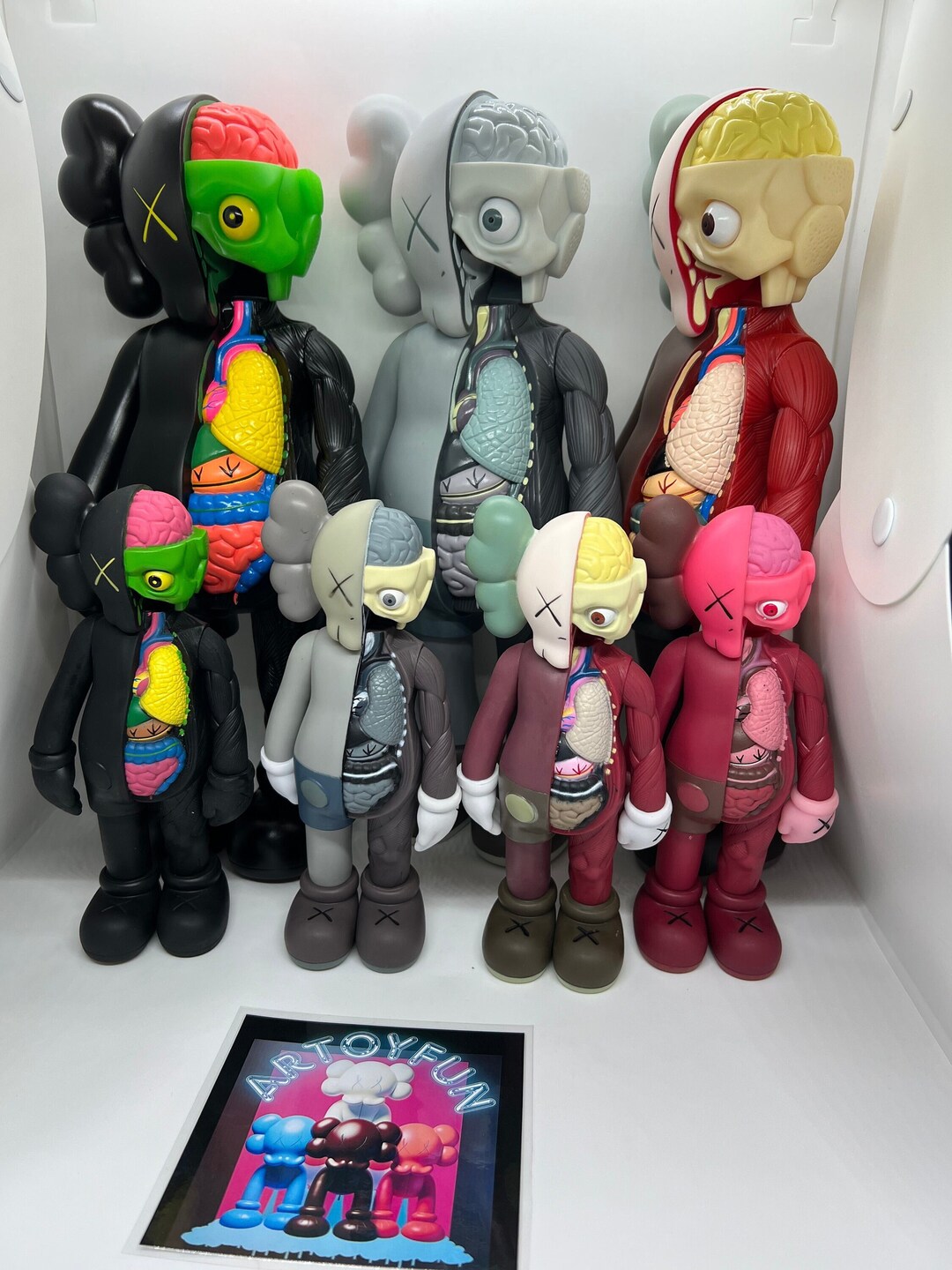 Inspired by KAWS, anatomy Companion, Two Versions 20cm & 37cm, Kaws