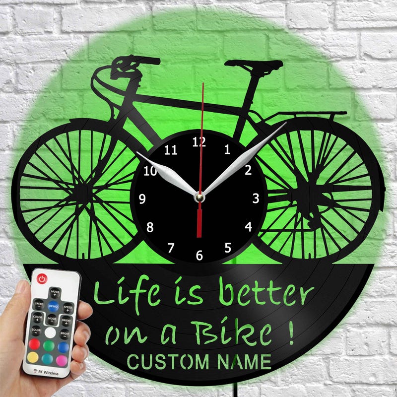 Bicycle Wall Clock - Etsy