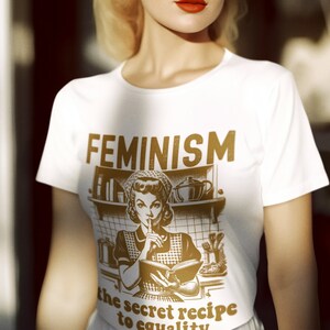 Feminist T-Shirt, Gender Equality Tee, Women&#39;s Rights Shirt, Activist Clothing, Feminist Gift Idea, Strong Women Tee, Empowering Feminist