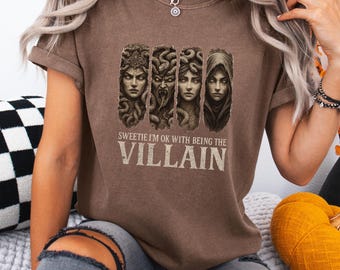 Medusa Comfort Colors T-Shirt: Feminist Greek Mythology Apparel