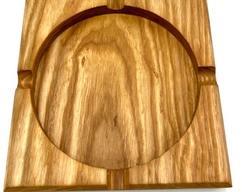 Cigar Ashtray Handcrafted Luxury Hard Maple, Premium Quality, Elegant Ashtray, Ideal Gift for Cigar Enthusiasts Unique Luxury Cigar Ashtrays