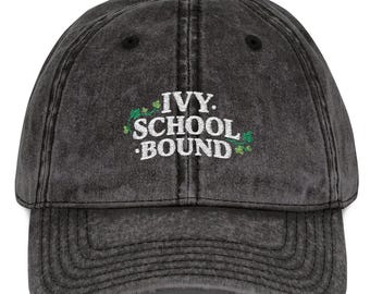Ivy School Bound Embroidered Cap | Vintage baseball hat