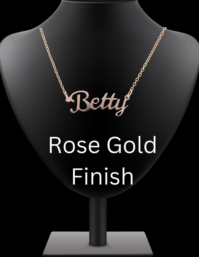 Custom Name Necklace Etsy