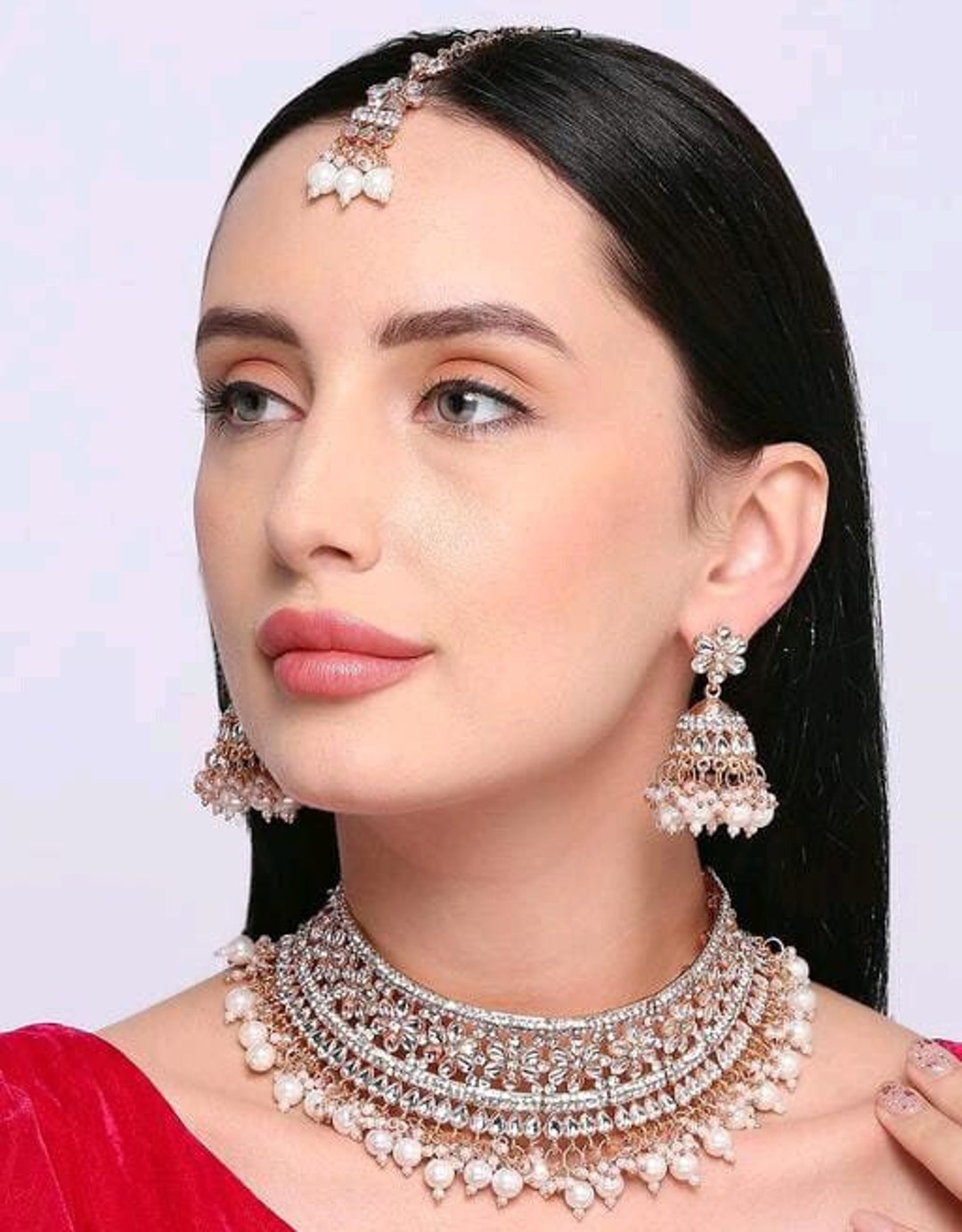 Sabyasachi Inspired Designer Kundan Set Multi Kundan Etsy