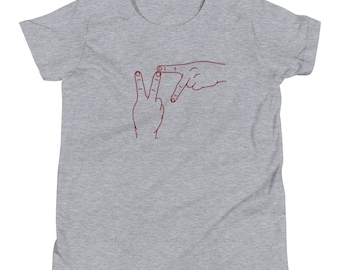 Youth Short Sleeve T-Shirt - Virginia Tech Hokies, Hokie hands, Blacksburg, Gokies, VT, Future Hokie