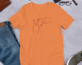Short-Sleeve Unisex T-Shirt - Virginia Tech, Hokies, Hokie hands, Blacksburg, Gokies, VT