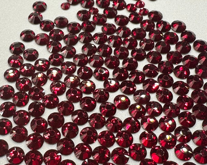 GLASS Flatback Faceted Rhinestones Mixed Size or Single Size Ss10 Ss12 ...