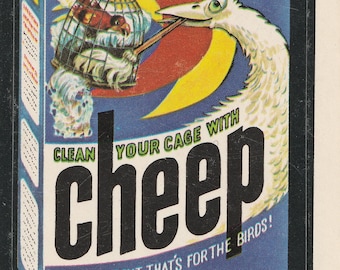 1979 Topps Wacky Packages Sticker Card HEAD AND BOULDERS - Etsy