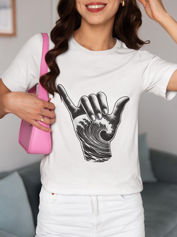 Shaka Aloha T Shirt Hawaii Hang Loose Good Vibes Tshirt Shaka Aloha T Shirt Hawaii Hang Loose Good Vibes Tshirt
