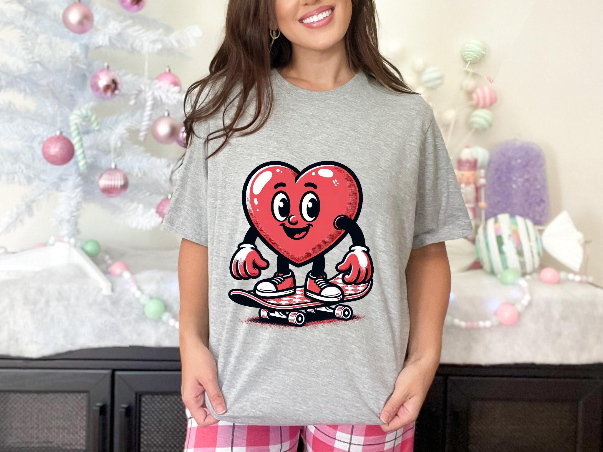 ★NERDY★ 人気★Heart Logo Short Sleeve T-Shirt Amazon.com: Pop Art Big Heart Graphic Tees Yellow Heart T