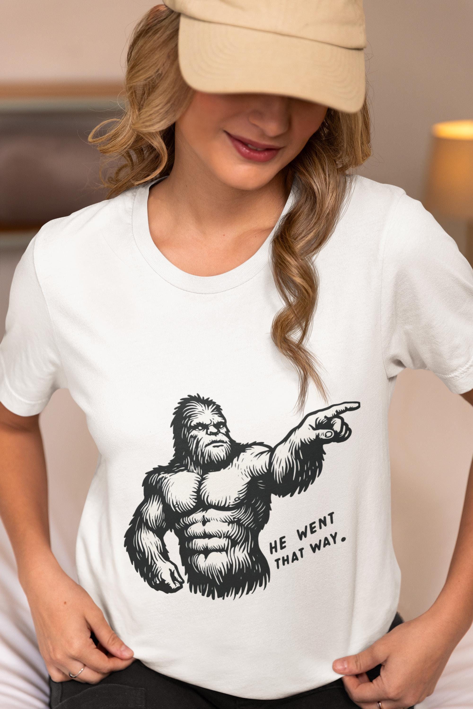 Muscular Bigfoot Unisex T-shirt Funny Sasquatch 