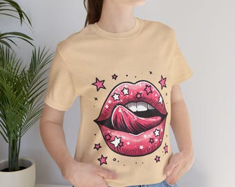 her lip to scoop and escape tee Tシャツ ピンク Men's Outdoor Escape T-Shirt