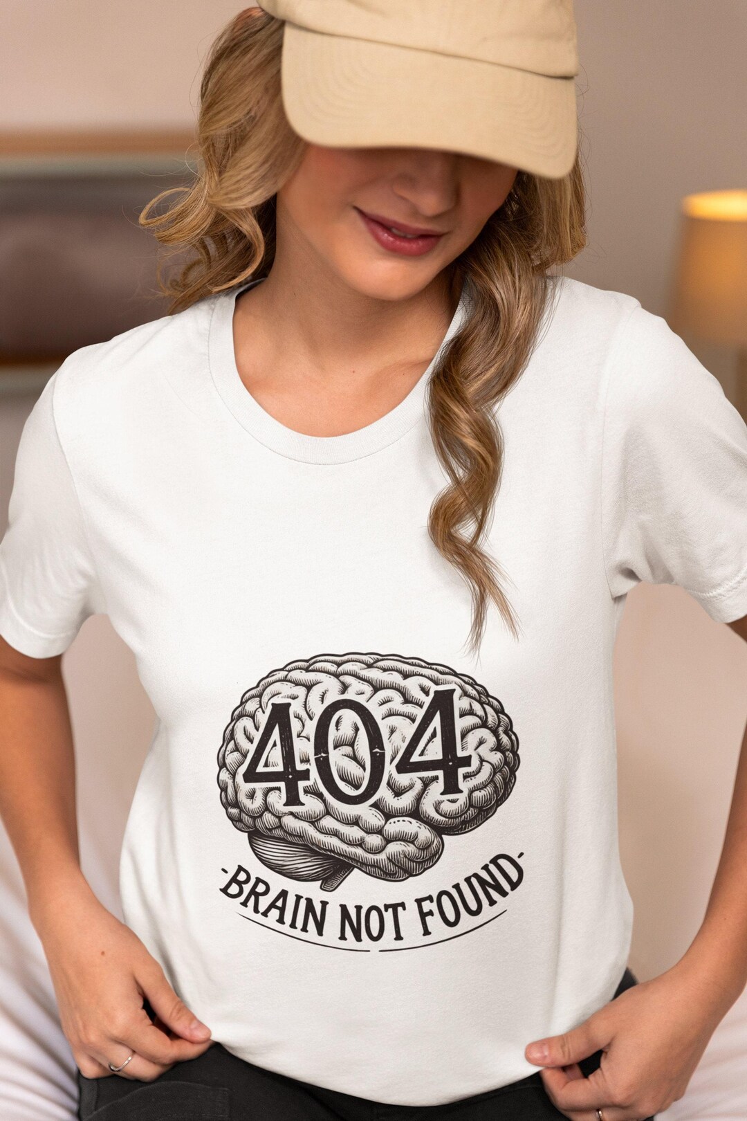 Funny 404 Error Brain Not Found T-shirt | Hilarious Geek Humor Tee ...