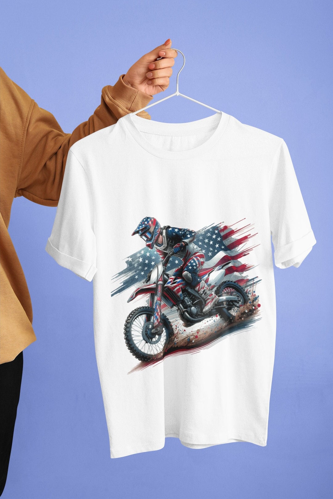 Homme Chemise T shirt Tee Tee Graphic Aigle Drapeau américain Jour de l'Indépendance Col Ras du
