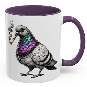 pigeon smoking a cigarette Smoking Pigeon