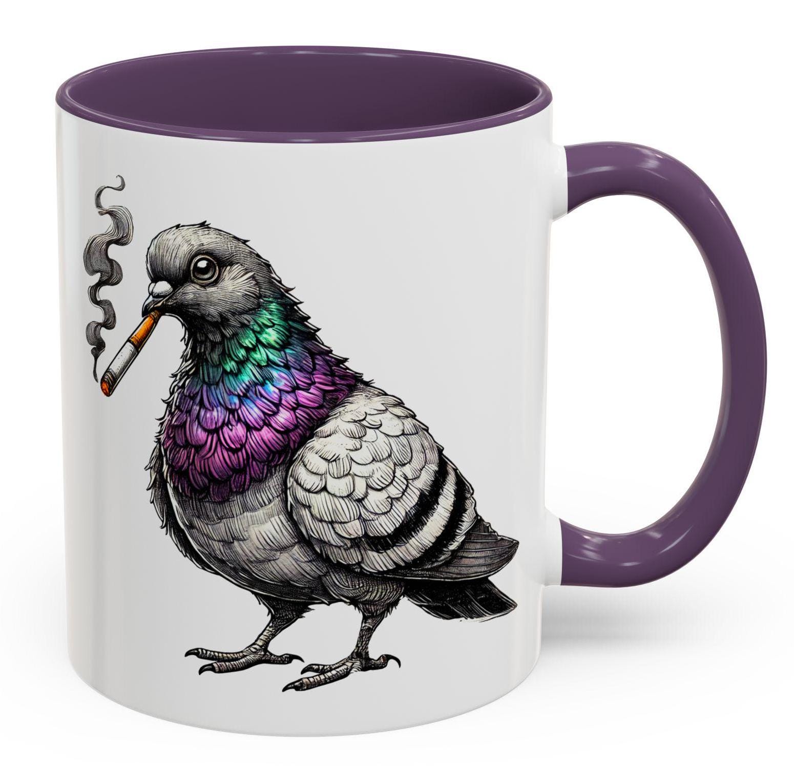 Smoking Pigeon - Etsy