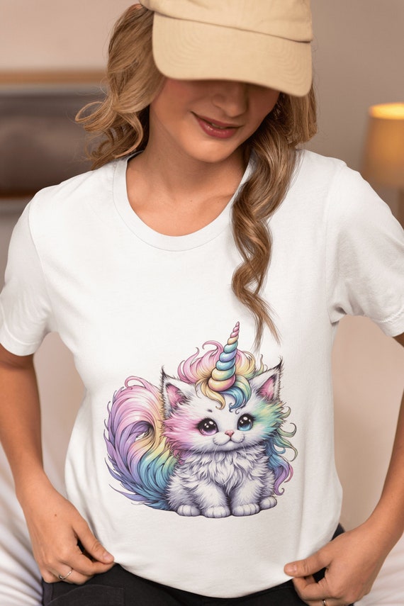 Unicorn Cat T-Shirt Gift Unicorn Cat T-Shirt Gift