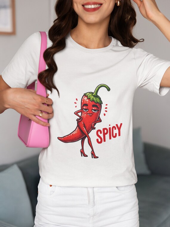 Spicy Chili Pepper T-shirt - Fun Anthropomorphic Design With High Heels,  Perfect Tee Top Gift for Hot Pepper Lovers, Unisex Shirt - Etsy Canada