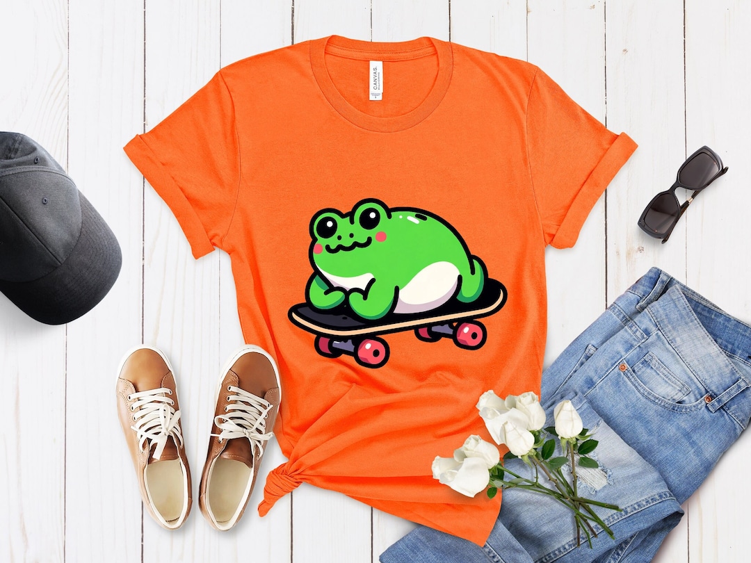 Skate Frogs Tee- Turf Wash