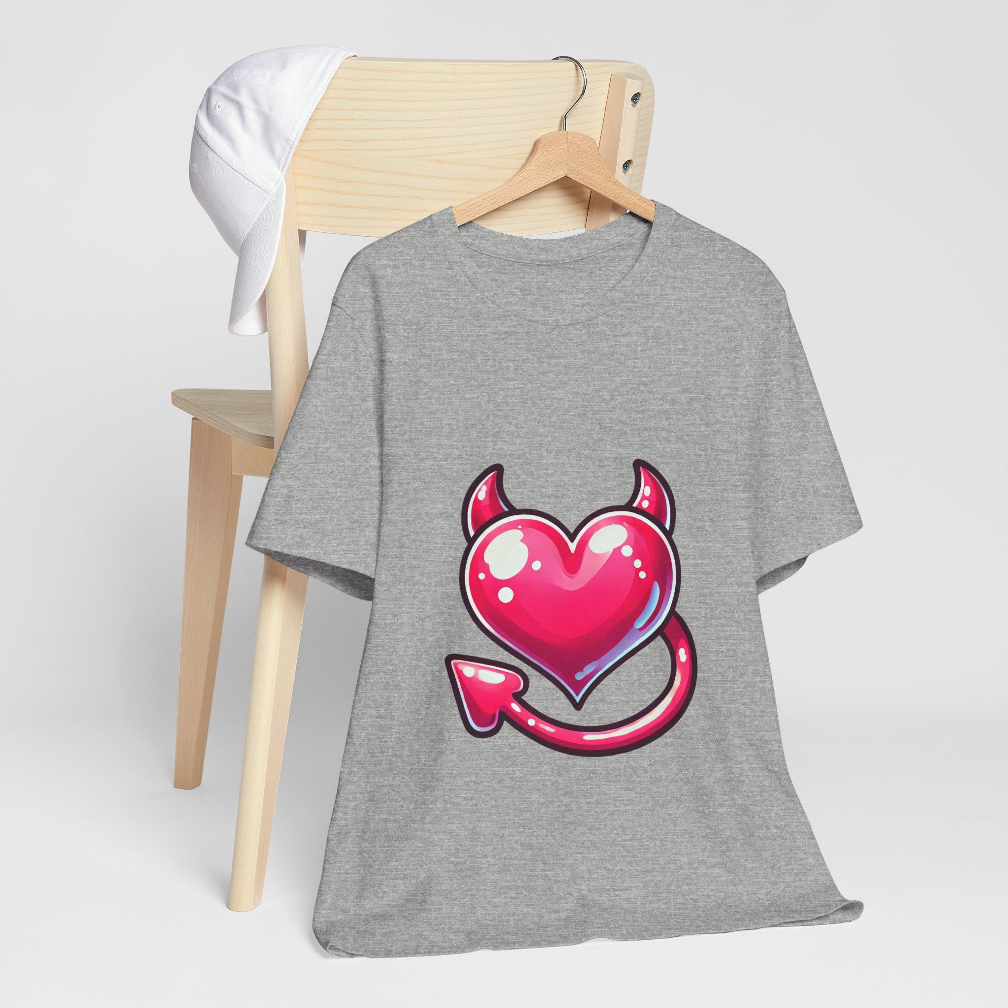 SHE DEVIL HEARTちびtee SHE DEVIL HEART刺繍 チビTシャツ|HYSTERIC GLAMOUR WOMEN