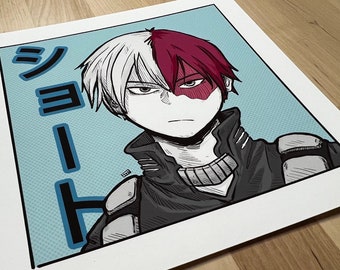 Shoto Todoroki - Premium Art Print