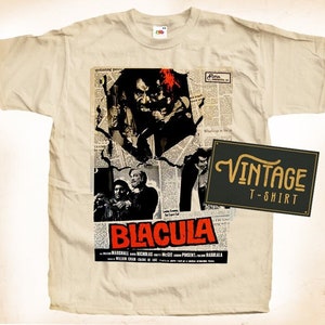 Blacula TShirt Vintage Natural color Men&#39;s TShirt DTG Digital Print SIZES S M L XL 2XL 3XL 4XL 5XL