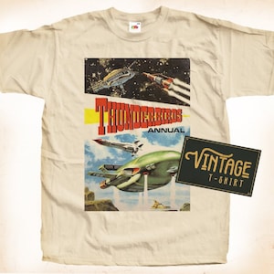 Thunderbirds TShirt Vintage Natural color Men&#39;s TShirt DTG Digital Print SIZES S M L XL 2XL 3XL 4XL 5XL