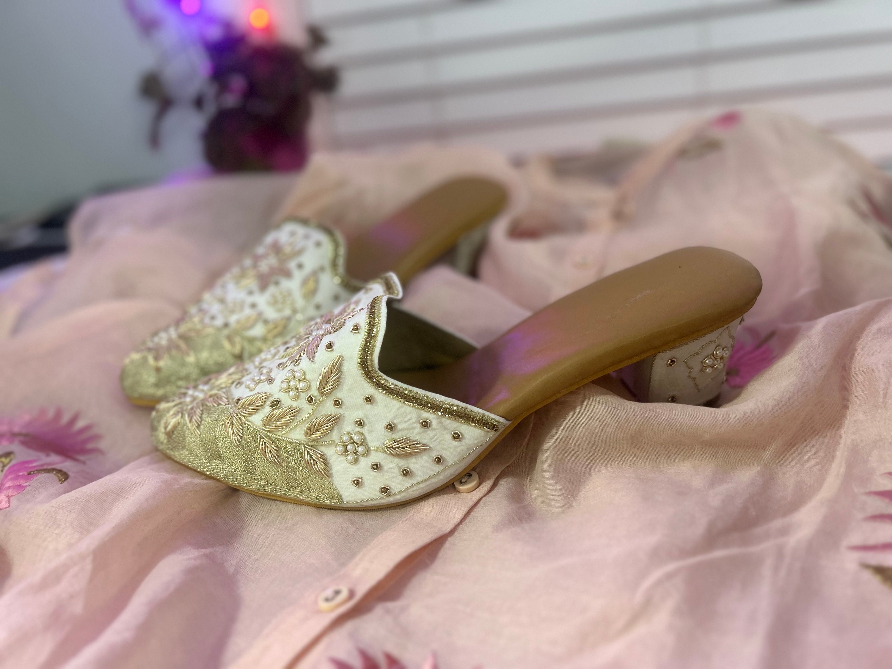 Sheela Women Golden Brown Comfort Casual Slip On Block Heels – Sheela Shoes