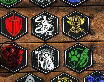 DnD Class Coaster: 3D Printed Dice Gift for Dungeon Master