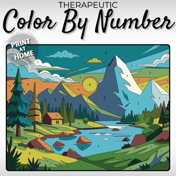 Color by Number - Etsy UK