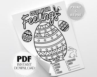 Planilha de Arteterapia: Atividade de Arte Terapêutica para Imprimir para Maior Autocompaixão e Consciência Emocional PDF Download Digital Instantâneo