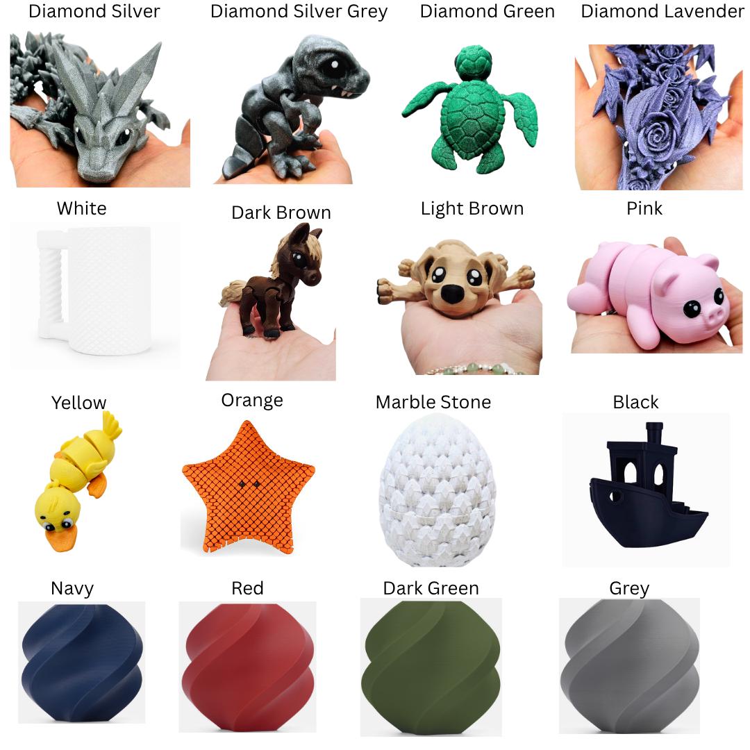 Articulated 3D Printed Baby Dragons, Pick From 16 Breeds, Choose Your ...