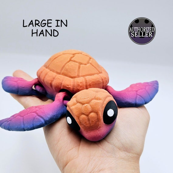 Articulating Super Cute Sea Creature Gift 3D Printed Sea Turtle