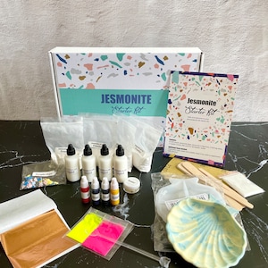 Jesmonite AC100 Starter Kit, Shell trinket mold kit