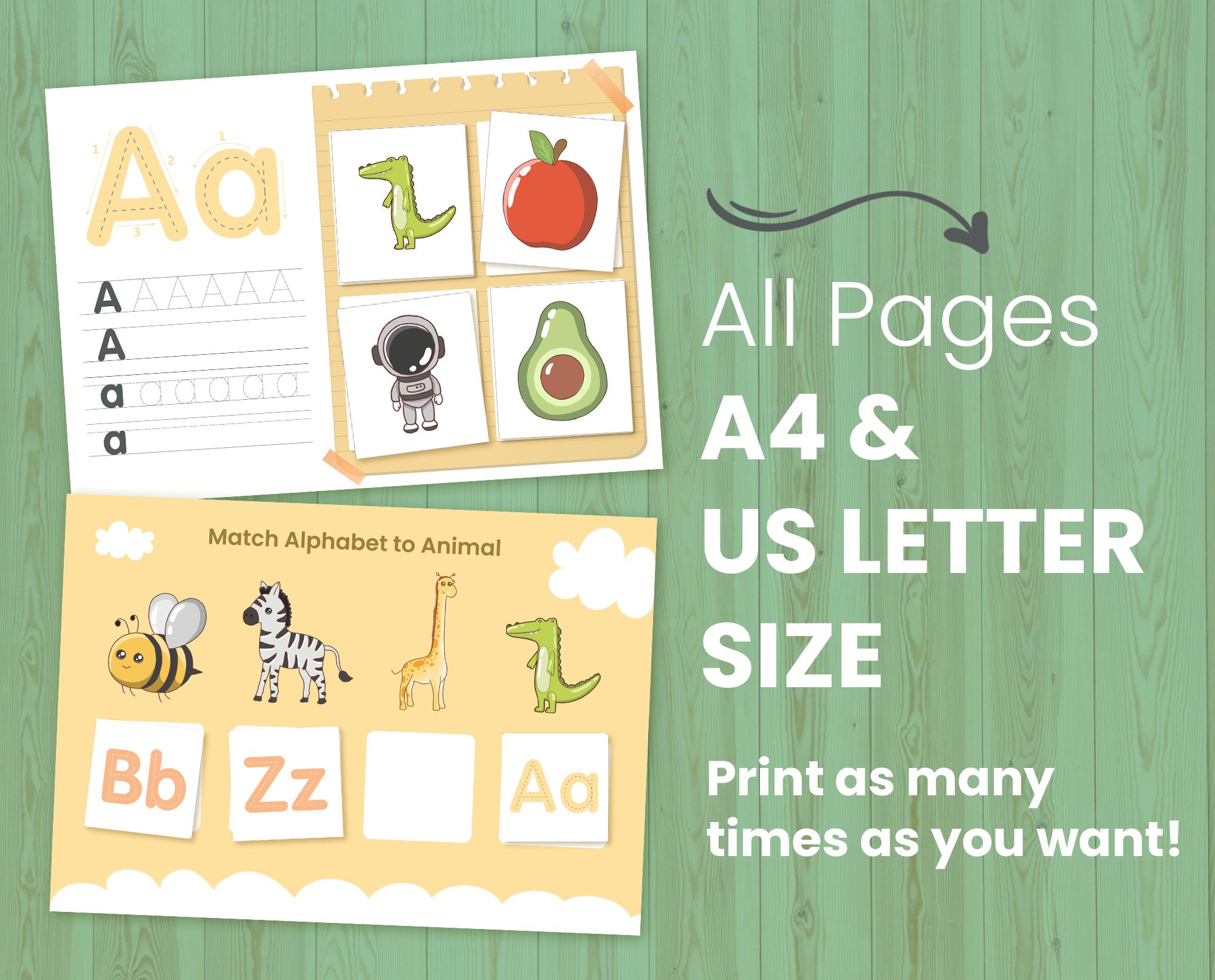 Alphabet Busy Book - Educational ABC Busy Book for Toddler - Letter ...