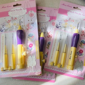 Punch Needle Tool Set – Adjustable Embroidery Needle for Fine Yarn & Detail Work