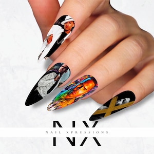 C.  Brown Collective Nail Decals |  Nail Art Water Transfer | Nail Wraps