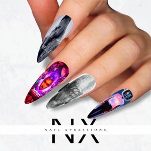 C.  Brown Collective Nail Decals |  Nail Art Water Transfer | Nail Wraps